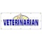Signmission VETERINARIAN BANNER SIGN vet animal hospital signs new dogs cats pets B-120 Veterinarian - alternate 1